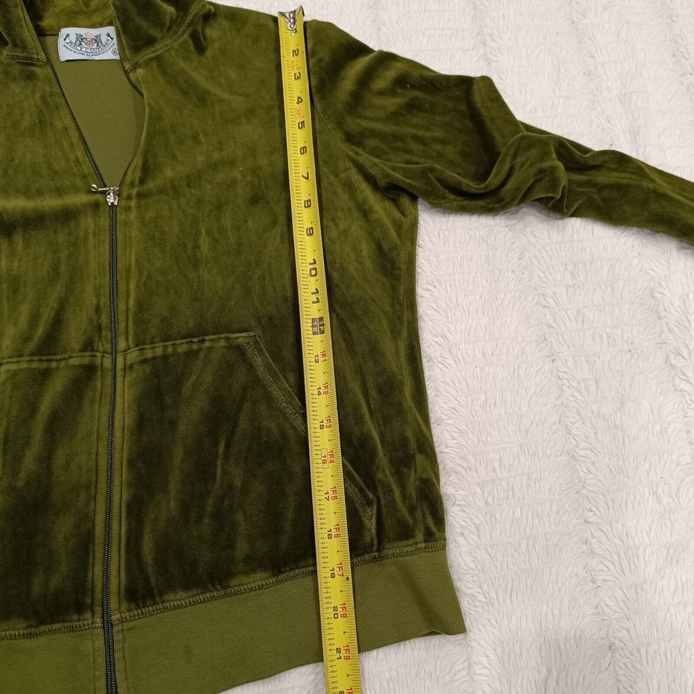 Vintage Juicy Couture Tracksuit Matching Set XL Medium Jacket Pants Pockets Y2k - Picture 11 of 16